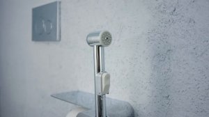 Гигиенический душ со смесителем AM PM Like F0202600 и полкой.