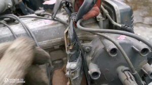 Контрактный двигатель 1GFE трамблер Toyota Mark II GX100 с пробегом 90т км.