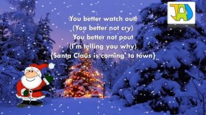 Santa Claus Is Coming To Town + We wish you a merry Christmas Songs Video Clip (With Lyrics)!