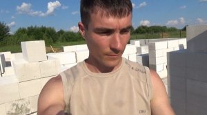 обзор планировки дома + Краш-тест перегородок над окнами сделанные своими руками из газоблока