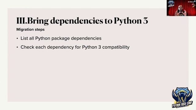 "We Have Nearly One Million Lines of Python 2 Code in Production – and Now?" by: Michael Howitz смотреть онлайн