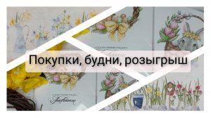 7. РОзыгрыш в честь 100 человек! вышивальные будни. вышивка крестом