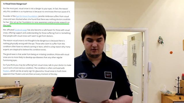 Статья с rebuildyourvision.com Визуальный снег: страдаете ли вы этим таинственным заболеванием?
