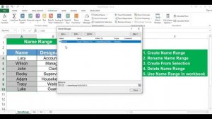 Name Range - MS Excel