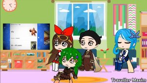 Traveller Maxim and Friends react to Mario reacts to Nintendo Memes 1 (Gacha Club)