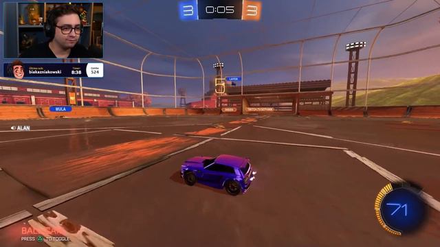 alanzoka jogando Rocket League com voz - #42 смотреть онлайн