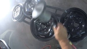 Востановление штампованных дисков краска Mipa Vicrom Mirror Glaze