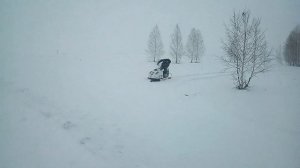 Снегоход буран с двигателем Лифан 13лс.