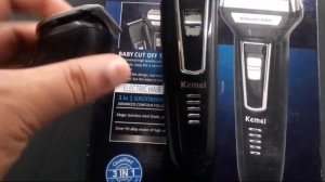 Kemei 3 in 1 Grooming KM-6558 Shaver and Trimmer