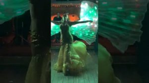 Танец со светодиодными крыльями