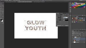 How to cut text or your logo out of an image - Photoshop Tutorial