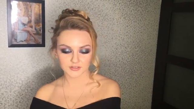 Вечерняя причёска и мэйк смотреть онлайн