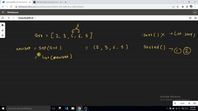 Find the Runner-Up Score! | Easy | Basic Data Types | Python HackerRank Solution | Hindi