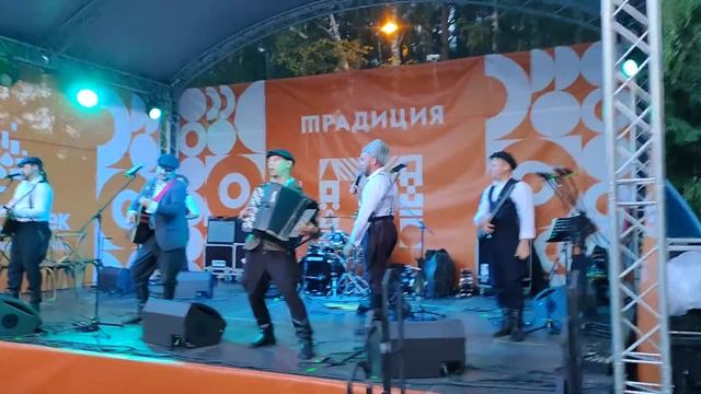 Фолк группа - Партизан FM на фестивале Традиция! Усадьба Захарово. Лучшее выступление. Зажгли!