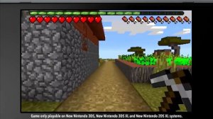 Minecraft 3DS Edition - Official Gameplay! (Minecraft Nintendo 3DS Edition)