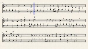 Frosty the Snowman for Violin & Cello - Score Scroll