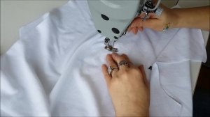 How to sew a Polo shirt lacosta part 1 step by step tutorial. Koszulka polo