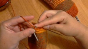 Следки спицами. Без шва. Хеликс.