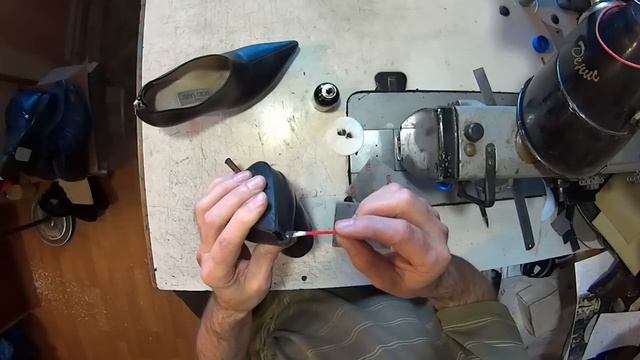 Как заделать дефекты кожи. Немного красивой обуви. смотреть онлайн