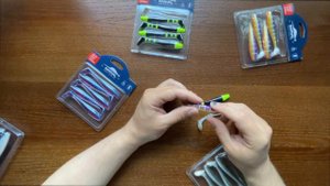 Опять Narval Choppy Tail 10см, но поменьше и в суперкрутых цветах. Unboxing