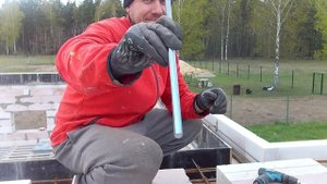 Самодельное перекрытие 9.50 x 4.50 метров из газобетона. Весна-Лето 2021