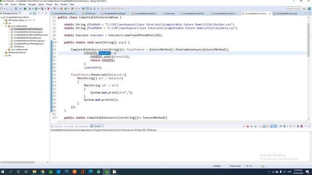 Java8 || CompletabelFuture|| Part6 || Concurrency || thenCombine смотреть онлайн