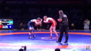 Гобаев А. (РСО) vs Павлов Л. (РСЯ) - Финал  57 кг.  Первенство России по вольной борьбе 2022
