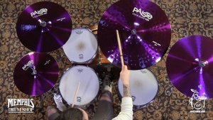 Paiste 24" Color Sound 900 Purple Mega Ride Cymbal - 4087g - Garrett Tyler (1942724-1022918NN)