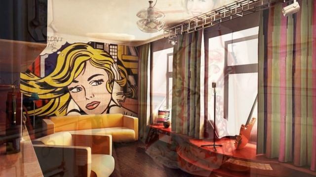 Мир прекрасного! Интерьеры разных стран.Поп=арт.В сопровождении красивой музыки. смотреть онлайн