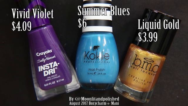 August 2017 Boxycharm + Mani смотреть онлайн