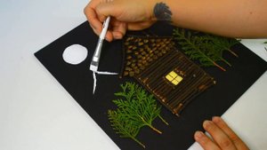 ПОДЕЛКА В ДЕТСКИЙ САД ИЗ ПРИРОДНЫХ МАТЕРИАЛОВ КАРТИНА ПАННО ИЗ ШИШЕК ВЕТОК ЖЕЛУДЕЙ КАШТАНОВ ЛИСТЬЕВ