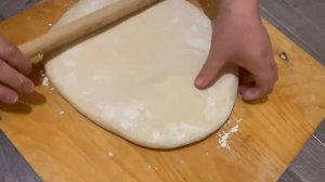 Аварский хинкал.Хинкал с домашней сушёной колбасой.