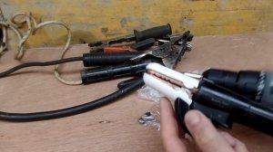 Обзор и доработка напильником недорогих новых массы и держателя электродов для моей сварки