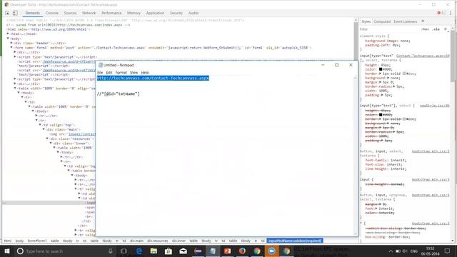 XPATH tutorial selenium | Selenium Tutorial | Techcanvass