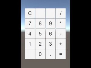 Самый простой калькулятор на Unity 3d