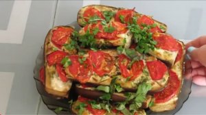 Закуска из БАКЛАЖАНОВ  Запеченные овощи.