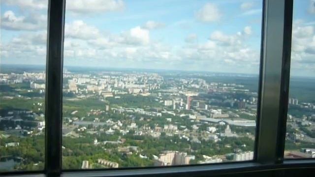 Останкинская телебашня , Москва ( Ostankino Tv Tower Moscow, Russia )