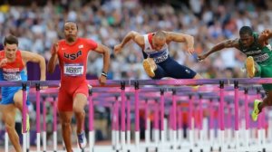 Aries Merritt Wins 110 Meter Hurdles