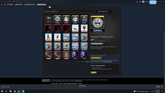 How to Turn Steam Items in to Gems