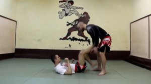 Проход закрытого гарда, колено на животе и рычаг локтя Close guard pass, armbar VDownloader