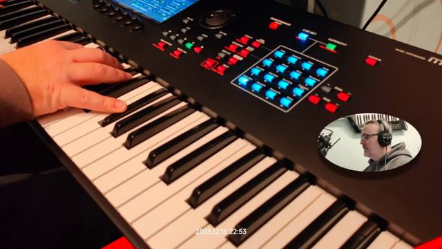 Snowfall (Skyfall Christmas cover) Yamaha Montage M7 Orchestral смотреть онлайн