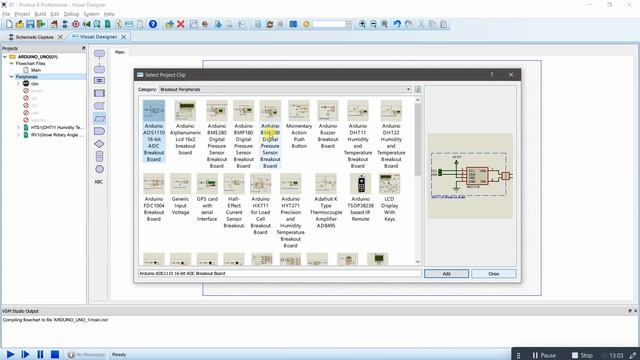 ARDUINO BLUETOOTH HC-06. Соединяем Arduino с телефоном. Proteus Visual Designer for Arduino AVR смотреть онлайн
