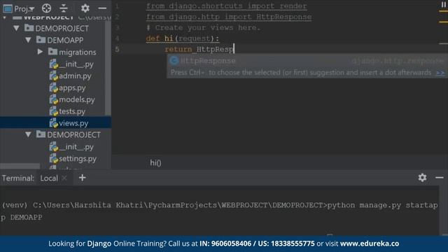 Python Django Tutorial For Beginners | Web Development Using Django | Edureka | Django Rewind - 1