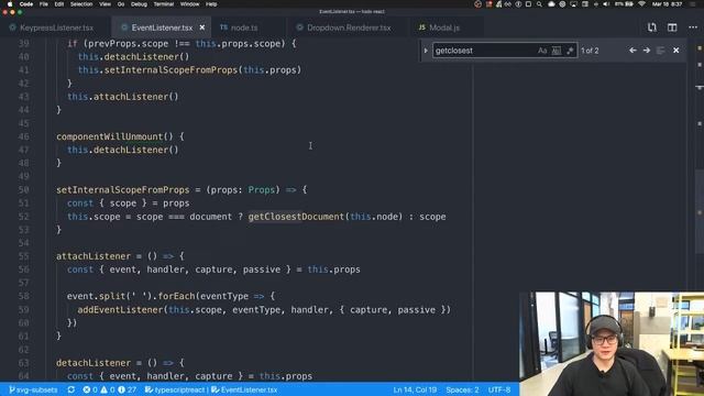 Deep Dive into Event handling in HSDS: React