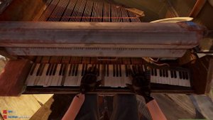 Токийский гуль на пианино в Rust