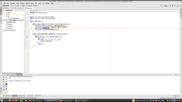 Урок по Java 79: Многопоточность 14: Callable and Futures