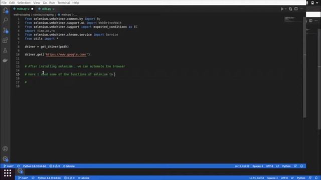 Browser automate | Selenium | Chrome driver |chrome | Automation | python