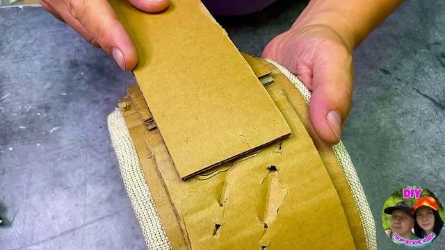ИЗГОТОВИЛ ИЗЫСКАННУЮ ВЕЩЬ ИЗ МЕШКОВИНЫ И ВЕРЕВОК?ВСЕ ДРУЗЬЯ ПРОСЯТ СДЕЛАТЬ ТАКОЕ?А Я ТОЛЬКО РАД