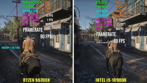 RYZEN 7 5700X vs INTEL i9-10900K | Test in 6 Games
