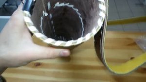 Колчан традиционный кожаный плотный цветной 1 лямка